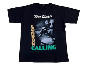 Camiseta The Clash London Calling Banda Punk Rock Blusa Adulto Unissex Pz050 Camiseta The Clash London Calling Banda Punk Rock Blusa Adulto Unissex Pz050