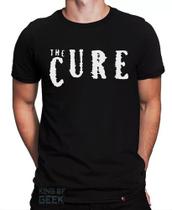 Camiseta The Cure Banda Rock Gótico Dark Clássico Anos 80