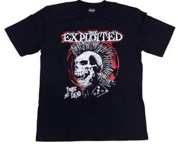 Camiseta The Exploited Punk Rock Punk1s Not Dead Blusa Adulto Unissex HCD643 BM Camiseta The Exploited Punk Rock Punk1s Not Dead Blusa Adulto Unissex HCD643 BM