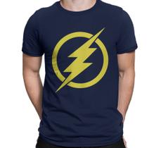 Camiseta the flash personagem 100% algodão unissex lançamento - 3m