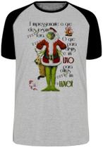 Camiseta The Grinch Lixo Luxo natal Blusa Plus Size extra grande adulto ou infantil
