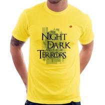 Camiseta The night is dark and full of terrors - Foca na Moda