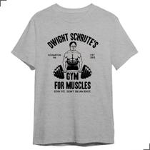 Camiseta The Office Sériado Dwight Episodio Gym For Muscles - Asulb