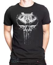 Camiseta The Punisher Camisa Justiceiro Caveira Geek