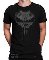 Camiseta The Punisher Camisa Justiceiro Caveira Geek - king of Geek