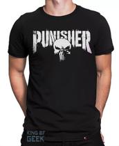 Camiseta The Punisher Camisa Justiceiro Série Geek