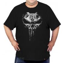 Camiseta The Punisher Grande Plus Size Justiceiro Camiseta The Punisher Grande Plus Size Justiceiro