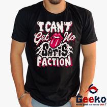 Camiseta The Rolling Stones 100% Algodão I Can't Get No Satisfaction Rock Geeko