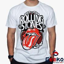 Camiseta The Rolling Stones 100% Algodão Rock Geeko
