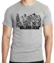 Camiseta The Walking Dead Serie Blusa criança infantil juvenil adulto camisa todos tamanhos