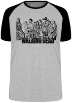 Camiseta The Walking Dead Serie Blusa Plus Size extra grande adulto ou infantil