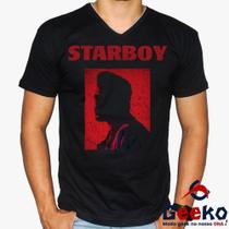 Camiseta The Weeknd 100% Algodão Starboy Geeko Camiseta The Weeknd 100% Algodão Starboy Geeko