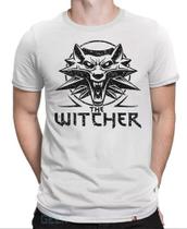 Camiseta The Witcher Geralt De Rívia Blusa Lobo Série Jogos