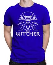 Camiseta The Witcher Geralt De Rívia Camisa Lobo Série Jogo