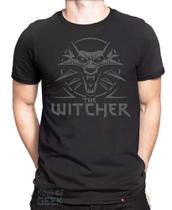Camiseta The Witcher Geralt De Rívia Camisa Lobo Série Jogo