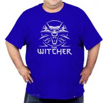 Camiseta The Witcher Geralt Plus Size Geek Série Game Geek Camiseta The Witcher Geralt Plus Size Geek Série Game Geek