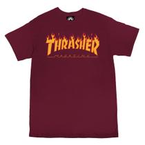 Camiseta Thrasher Magazine Flame Logo Vermelho