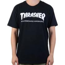 Camiseta Thrasher Masculino Skate Mag Preto