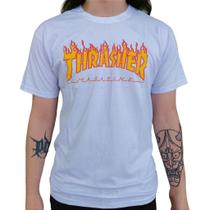 Camiseta Thrasher ORIGINAL Flame Branca