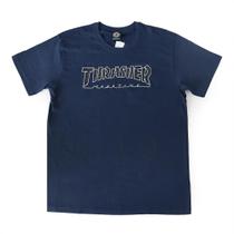 Camiseta Thrasher Outlined Azul Marinho