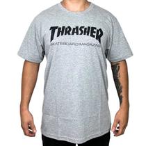 Camiseta Thrasher Skate Mag Cinza