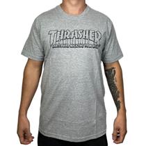 Camiseta Thrasher Skate Mag From Hell Cinza