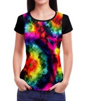 Camiseta tie dye Feminina Blusa Roupas Camisa Tai dai Est 22