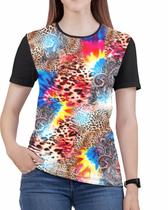 Camiseta Tie Dye Feminina Blusa Roupas pisicodelica