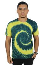 Camiseta Tie Dye Hippie Espiral Algodão