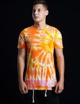 Camiseta tie dye laranja Camiseta tie dye laranja