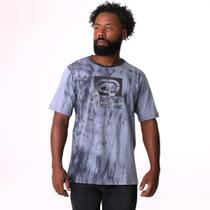 Camiseta Tie Dye Preta Estampada - Ecko