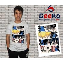 Camiseta Time 7 Sakura Sasuke Kakashi Naruto Geeko