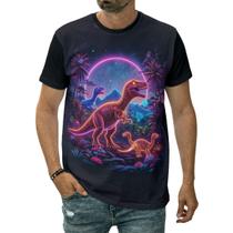 Camiseta Tiranossauro Rex Rei Dos Dinossauros Feroz Gigante