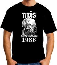 Camiseta Titãs Cabeça Dinossauro 1986