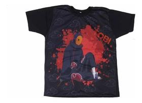 Camiseta Tobi Obito Uchiha Blusa Adulto Unissex Anime Naruto A233 BM