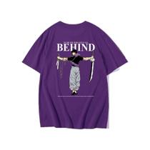 Camiseta Toji fushiguro Anime Jujutsu Kaisen Roxa