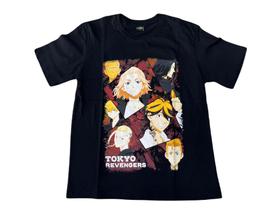Camiseta Tokyo Revengers Manjirou Chifuyu Ken Baji Blusa Adulto Unissex Hcd574 BM