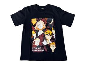 Camiseta Tokyo Revengers Manjirou Chifuyu Ken Baji Blusa Adulto Unissex Hcd574 BM Camiseta Tokyo Revengers Manjirou Chifuyu Ken Baji Blusa Adulto Unissex Hcd574 BM