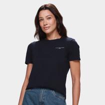 Camiseta Tommy Hilfiger 1985 Casual Feminina Camiseta Tommy Hilfiger 1985 Casual Feminina