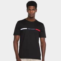 Camiseta Tommy Hilfiger Chest Insert Masculina Camiseta Tommy Hilfiger Chest Insert Masculina