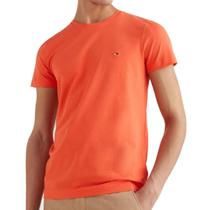 Camiseta Tommy Hilfiger Essential Cotton Tee Laranja