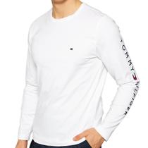 Camiseta Tommy Hilfiger Essential Manga Longa Branca