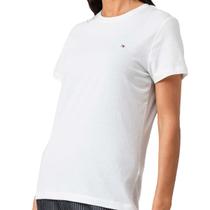 Camiseta Tommy Hilfiger Feminina Essential Cotton Tee Branca