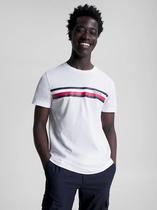 Camiseta Tommy Hilfiger Logo Sublimado Monotype T-Shirt Slim