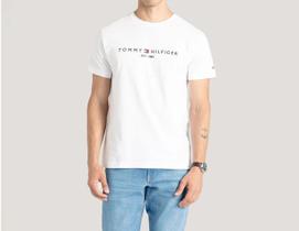 Camiseta Tommy Hilfiger Masculina Clássic Original Branca TAMANHO:P