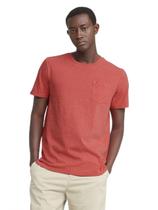 Camiseta Tommy Hilfiger Masculina - Manga Curta, Gola Redonda, Vermelha