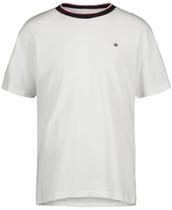 Camiseta Tommy Hilfiger Masculina Manga Curta YD Ringer 16-18 - Branca