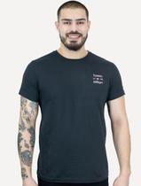 Camiseta Tommy Hilfiger Masculina Regular Stack Azul Marinho