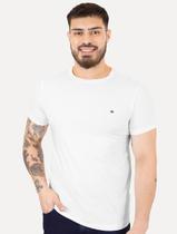 Camiseta Tommy Hilfiger Masculina Slim Fit Essential Stretch Branca