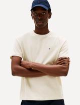 Camiseta Tommy Hilfiger Masculina Slim Fit Essential Stretch Creme